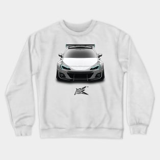 subaru brz wide white Crewneck Sweatshirt